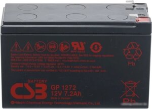 Аккумулятор для ИБП CSB GP1272 25W F2 (12В/7.2 А·ч)