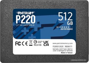 SSD Patriot P220 512GB P220S512G25