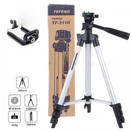 Штатив для камеры и телефона Tripod 3110 (34-102 см) от компании Easybuy-top - фото 1