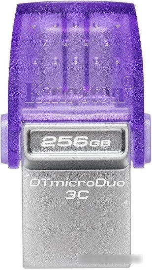 USB Flash Kingston DataTraveler MicroDuo 3C USB 3.2 Gen 1 256GB от компании Easybuy-top - фото 1