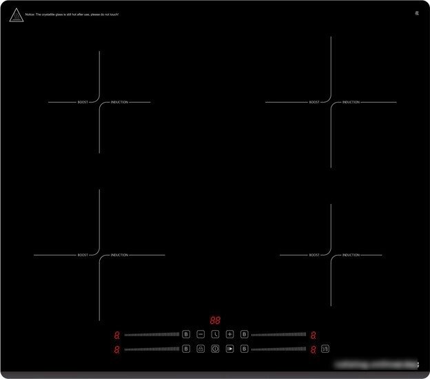 Варочная панель ZorG INO61 (черный) от компании Easybuy-top - фото 1