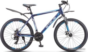 Велосипед Stels Navigator 620 MD 26 V010 р. 14 2023 (тёмно-синий/голубой)
