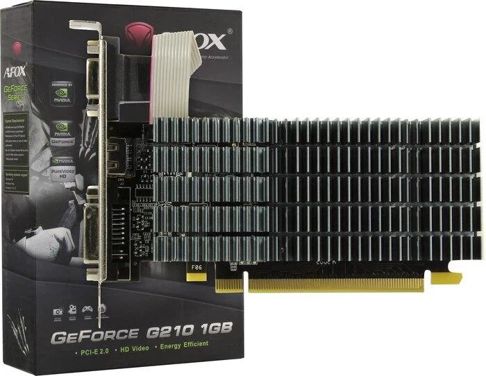 Видеокарта AFOX GeForce GT 210 1GB DDR2 AF210-1024D2LG2 от компании Easybuy-top - фото 1