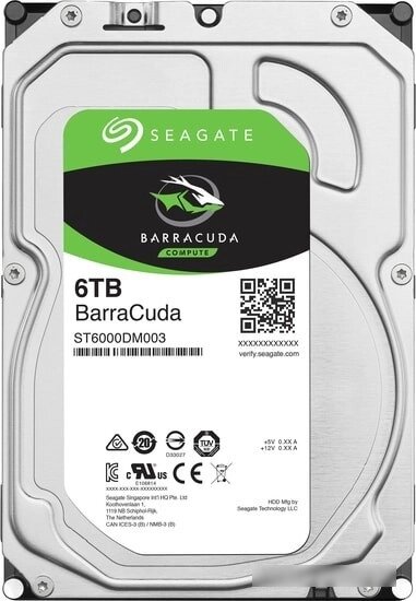 Жесткий диск Seagate BarraCuda 6TB ST6000DM003 от компании Easybuy-top - фото 1