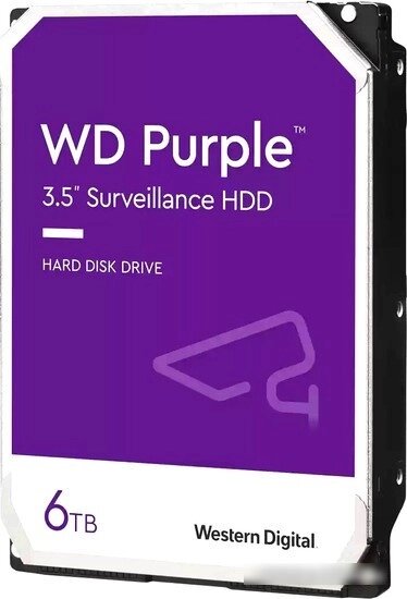 Жесткий диск WD Purple 6TB WD64PURZ от компании Easybuy-top - фото 1