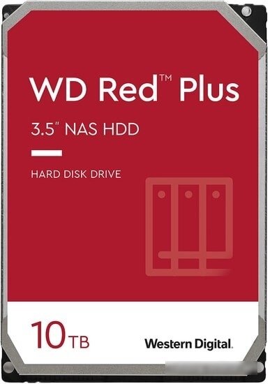 Жесткий диск WD Red Plus 10TB WD101EFBX от компании Easybuy-top - фото 1