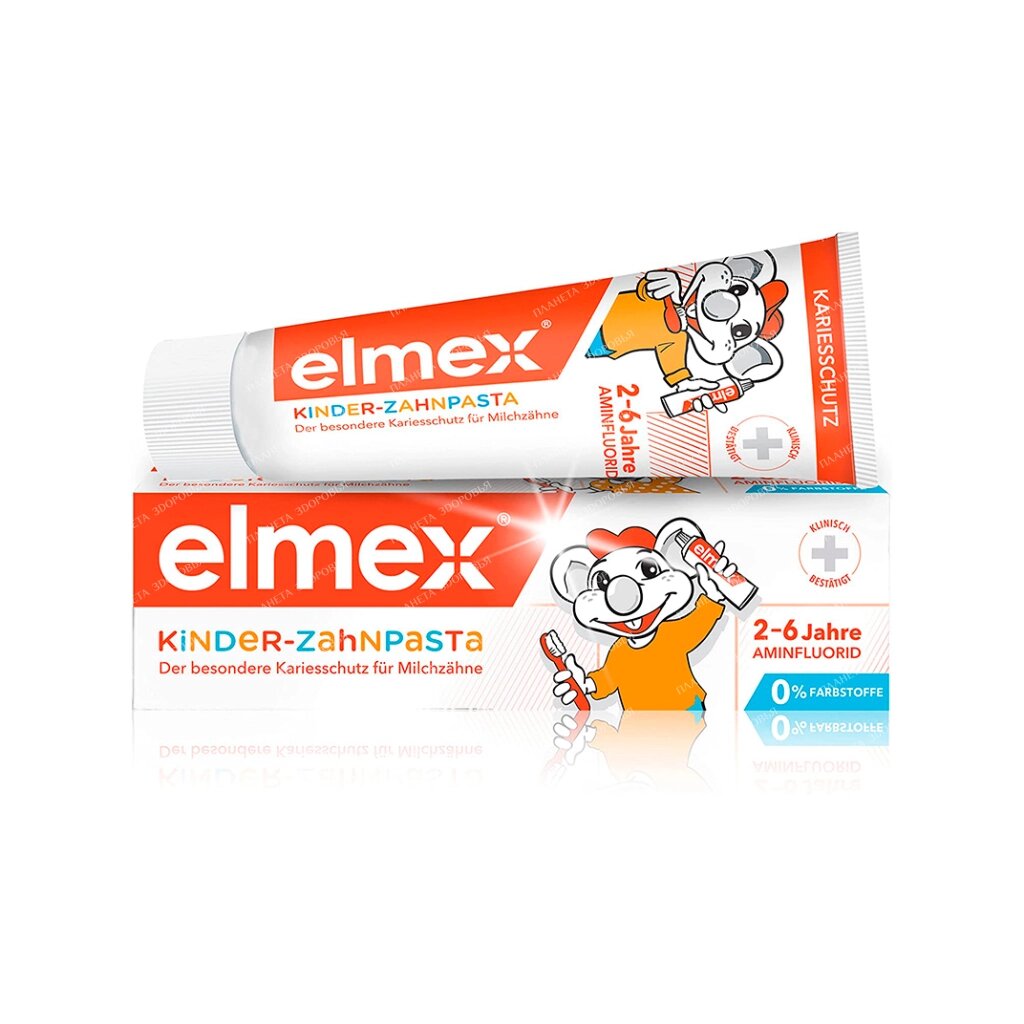 Elmex паста зубная детская 2-6 50мл. от компании ОДО "Квэрк" - Медицинский магазин - фото 1