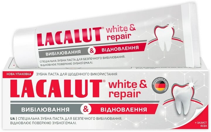 Lacalut WHITE зубная паста 75 мл/Германия от компании ОДО "Квэрк" - Медицинский магазин - фото 1