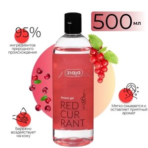 Ziaja Shower gel redcurrant/ Гель для душа Красная смородина, 500 мл