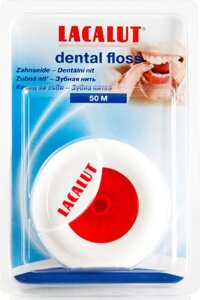 Lacalut Зубная нить dental 50м/Германия