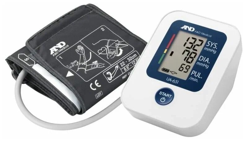 Прибор для измерения артериального давления и частоты пульса цифровой от компании ОДО "Квэрк" - Медицинский магазин - фото 1