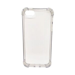 Чехол для Apple iPhone 5/5s/5se гелевый противоударный BOOSTAR прозрачный черный