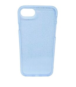 Чехол для Apple iPhone 7/8 гелевый с блестками BOOSTAR синий