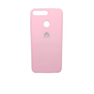 Чехол для Huawei Y6 Prime 2018 силиконовый розового цвета