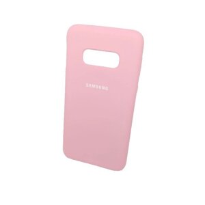 Чехол для Samsung Galaxy S10e силиконовый розового цвета