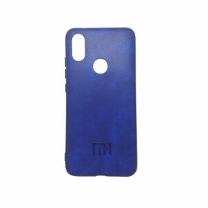 Чехол для Xiaomi Mi 6X/A2 гелевый с тиснением синий
