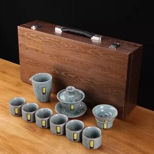 Подарочный набор посуды для чайной церемонии в чемодане Amiro Tea Gift Set ATG-102