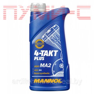 Масло моторное MANNOL 4-Takt Plus 10W-40 (7202)