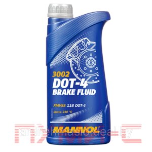 Тормозная жидкость MANNOL Brake Fluid DOT-4 3002