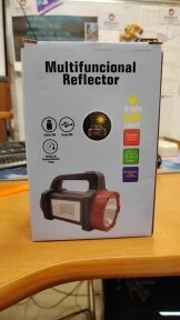 Многофункциональный кемпинговый ручной фонарь Multifuncional Reflector (USB, солнечная батарея, 3 режима работы,