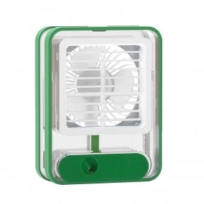 Настольный мини - вентилятор - увлажнитель Light air conditioning MINI FAN беспроводной / Кондиционер 2в1 увлажнение и