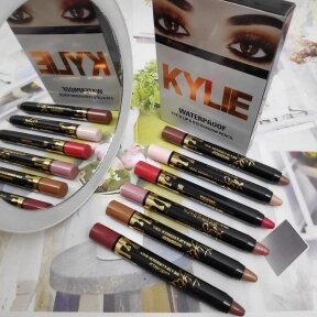 Ликвидация Набор водостойких механических карандашей 3 в 1 для глаз, губ, тени для век Kylie XoXo Waterproof Eye Lip