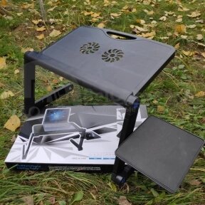 УЦЕНКА Складной cтолик Т9 трансформер для ноутбука Multifunctional Laptop Table с вентиляцией и подставкой для мышки