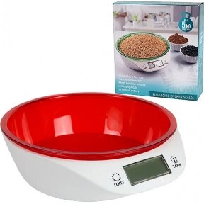 Электронные кухонные весы Kitchen Scales 5кг со съемной чашей Зелёная чаша