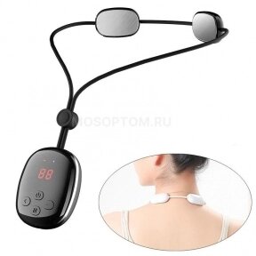 Электрический импульсный миостимулятор-массажер для шеи Cervical Massage Apparatus (5 режимов массажа, 15 уровней