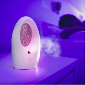 Ультразвуковой увлажнитель (аромадиффузор) воздуха ночник Humidifier Q2 с 3D подсветкой 320 ml