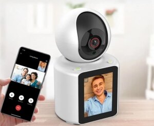 Умная IP-Камера Wi-Fi 2.4.G Video Calling Smart Camera 3мп, день/ночь, датчик движения, PTZ, видеоняня с экраном)