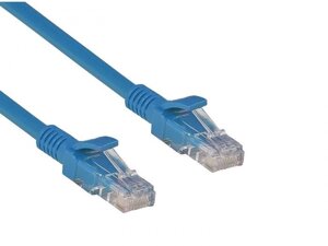 Сетевой кабель exegate UTP cat. 6 50cm blue UTP-RJ45-RJ45-C6-0.5M-BL / EX282024RUS