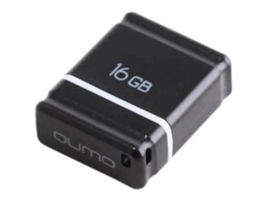 USB flash drive 16gb - qumo USB 2.0 nano black QM16GUD-NANO-B
