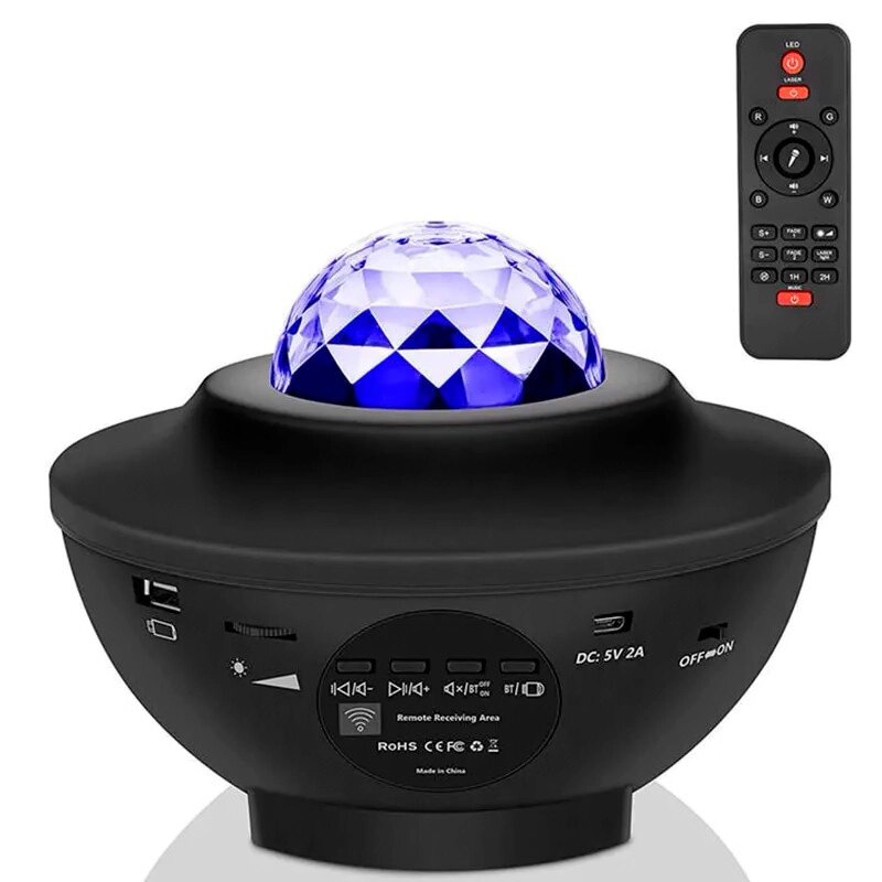 Bluetooth Ночник проектор музыкальный Starry Projector Light ##от компании## Sale Market - Магазин крутых цен! - ##фото## 1