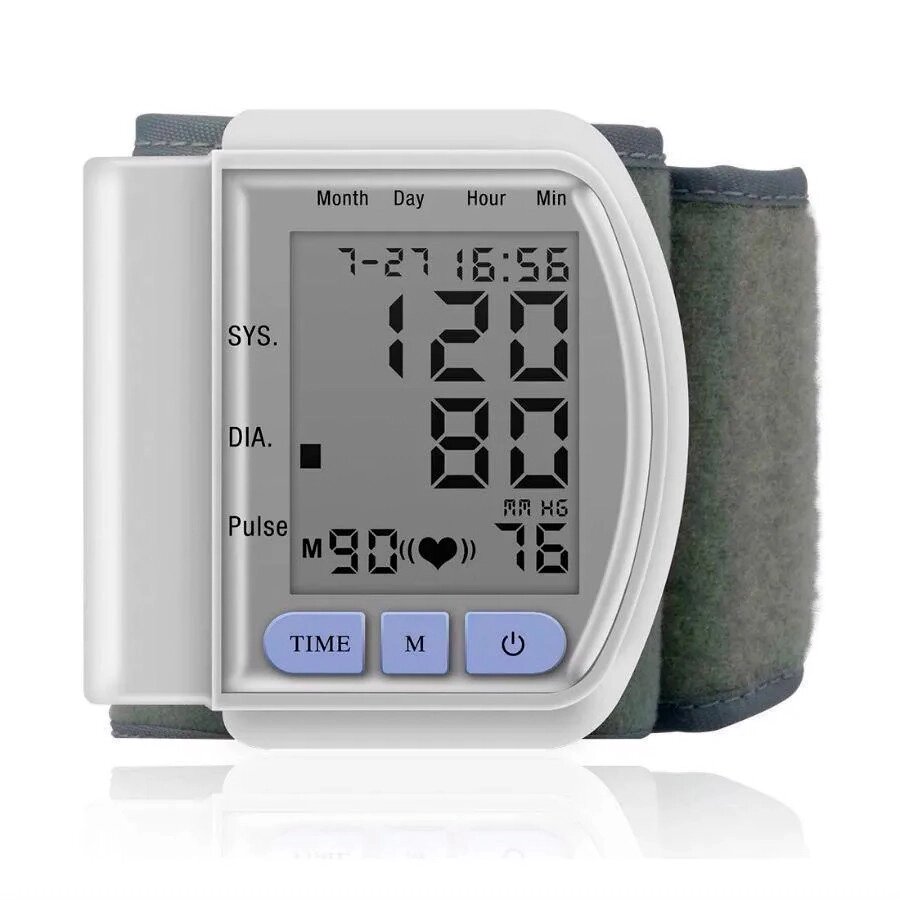 Электронный тонометр на запястье Blood Pressure Monitor CK-102s от компании Sale Market - Магазин крутых цен! - фото 1