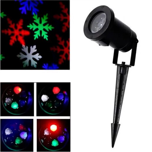 Лазерный проектор "Снежинка" от компании Sale Market - Магазин крутых цен! - фото 1