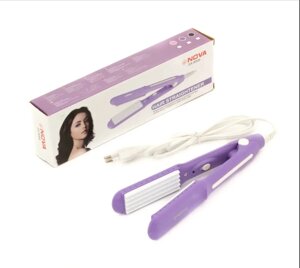 Выпрямитель утюжок для волос NOVA SX-8006 фиолетовый