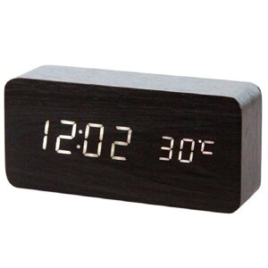 Часы электронные настольные LED Wooden Clock VST-862