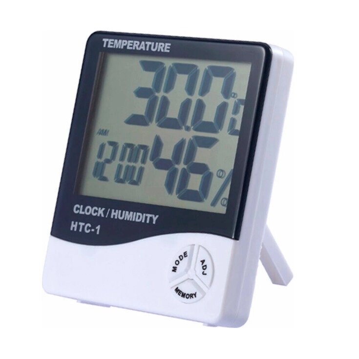 Термометр с гигрометром (метеостанция) HTC-1 от компании Sale Market - Магазин крутых цен! - фото 1