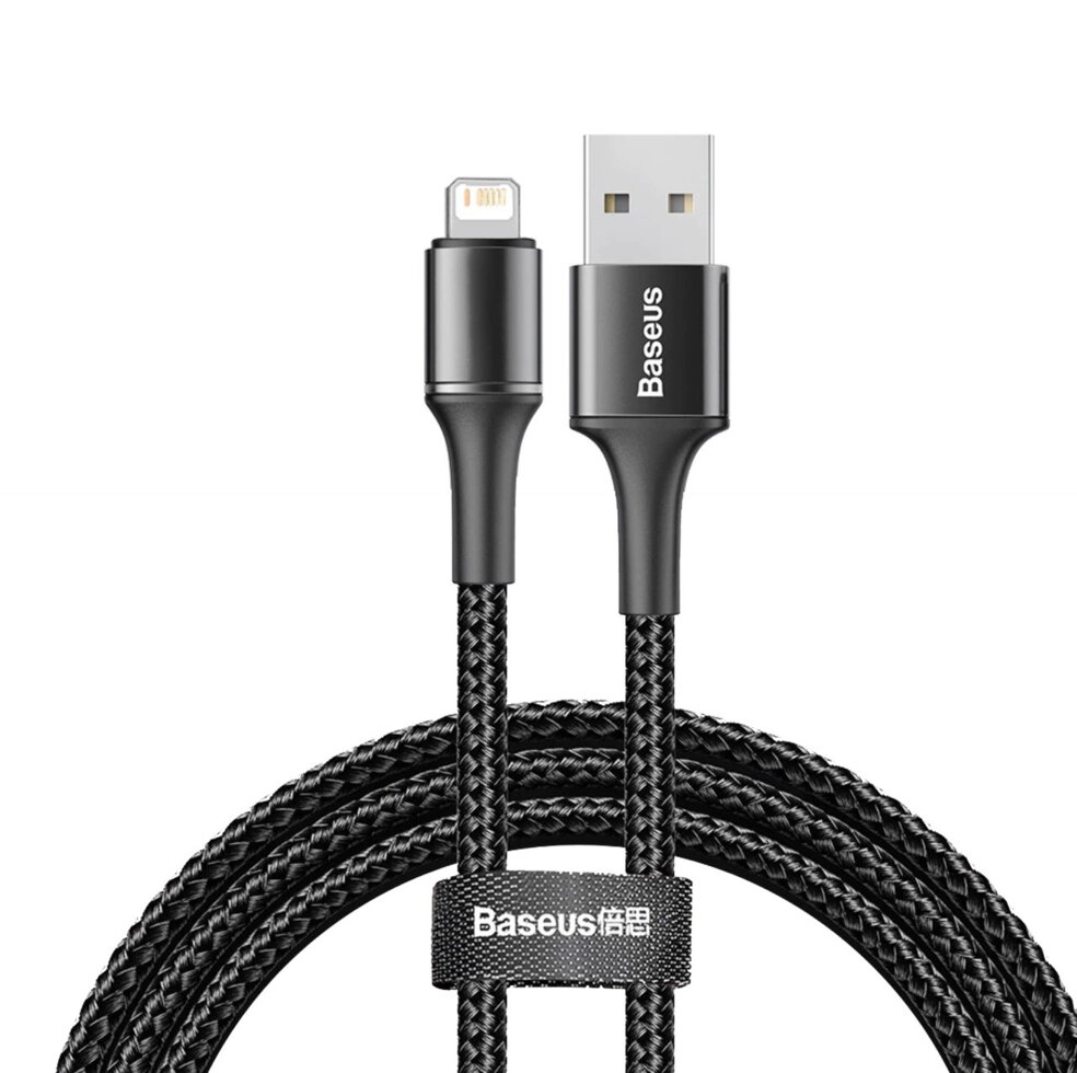 USB-кабель для быстрой зарядки с подсветкой Baseus для iPhone 2м от компании Sale Market - Магазин крутых цен! - фото 1
