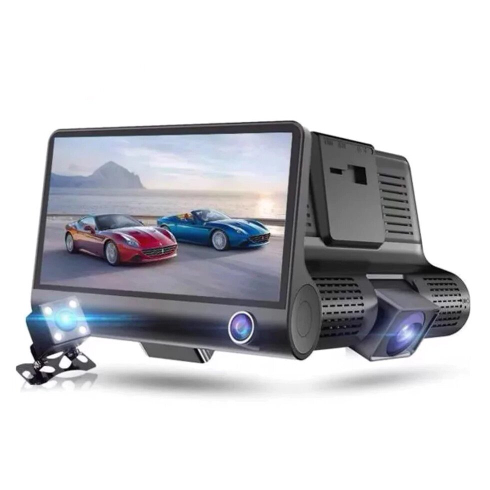 Видеорегистратор c 3-я камерами Longlife Full HD Vehicle BlackBox DVR ##от компании## Sale Market - Магазин крутых цен! - ##фото## 1
