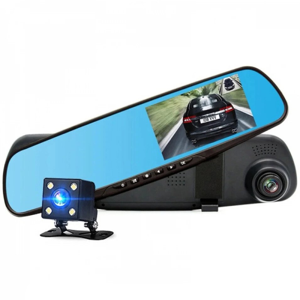 Видеорегистратор-зеркало 2 камеры ##от компании## Sale Market - Магазин крутых цен! - ##фото## 1