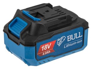 Аккумулятор BULL AK 4003 18.0 В, 4.0 А*ч, Li-Ion (18 В, 4 А*ч, Li-ion)