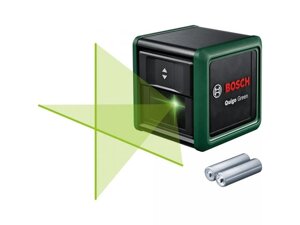 Нивелир лазерный BOSCH Quigo Green в кор. (проекция: крест, до 12 м, +/- 0.60 мм/м, резьба 1/4")