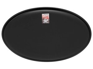 Тарелка обеденная керамическая, 25 см, серия ASIAN, черная, PERFECTO LINEA