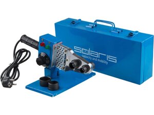 Сварочный аппарат для полимерных труб Solaris PW-602 (650-700 Вт, 3 насадки: 20, 25, 32 мм)