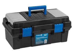 Ящик для инструмента пластмасс. 41х21х18.5 см (16") с лотком и органайз. 20220 ТРЕК