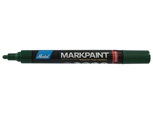 Маркер промышл. перманентный на основе жидк. краски MARKAL MARKPAINT ЗЕЛЕНЫЙ (Толщина линии 2 мм. Цвет зеленый)