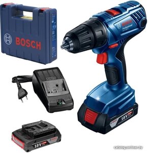 Bosch GSR 180-LI Professional 06019F8109 (с 2-мя АКБ, кейс)