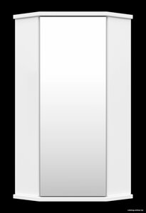 Misty Лилия - 34 шкаф зеркальный подвесной (угловой) БФ - Э-Лил08034-014бф